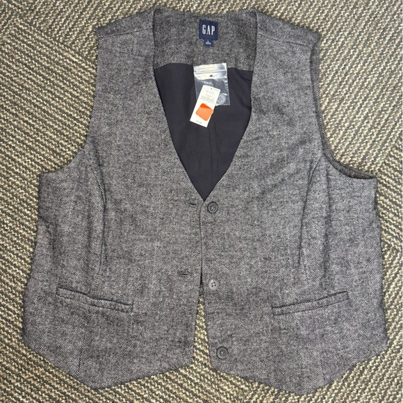 GAP Tops - Gap Herringbone Vest